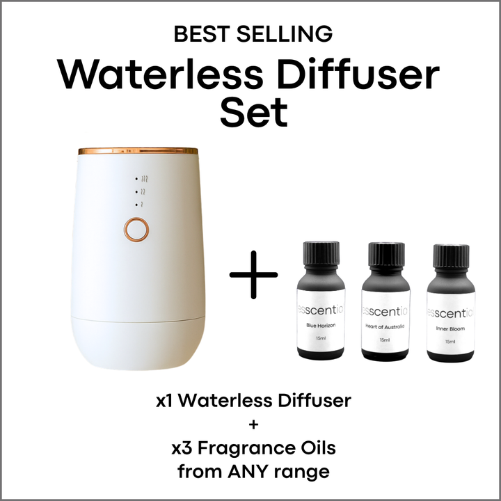 Waterless Diffuser Set (3 X FRAGRANCE OILS)