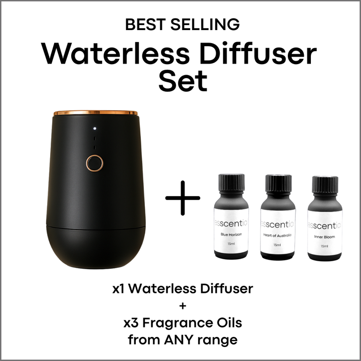 Waterless Diffuser Set (3 X FRAGRANCE OILS)